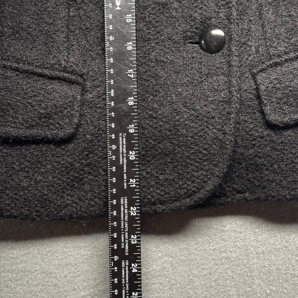J. Crew Wool Blend Double Breasted Pea Coat Jacket Gray Size 6‎ Style 80061